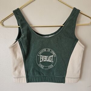 Vintage Everlast Forest Green Workout Sports Bra